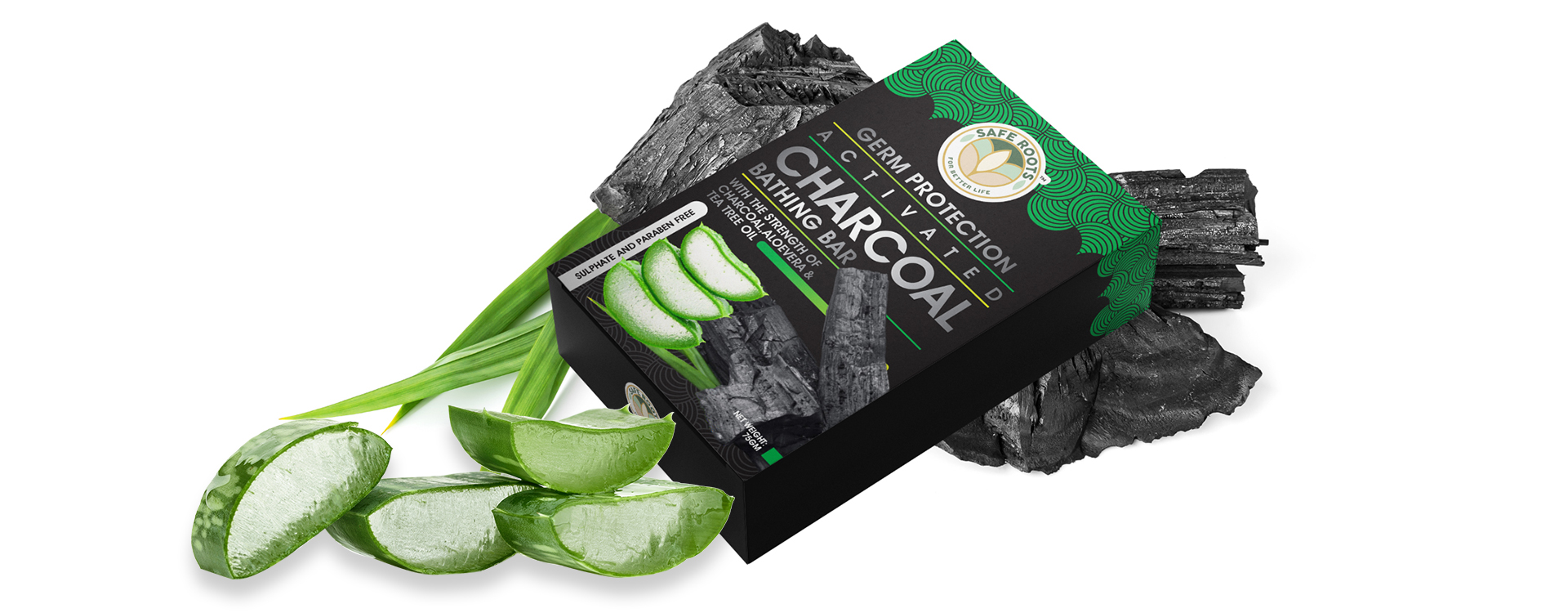 Saferoot Charcoal soap