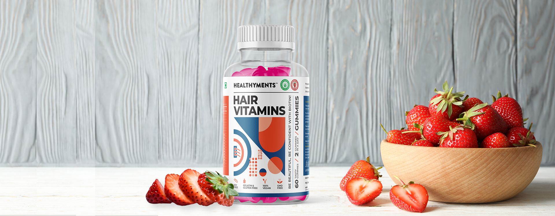 Healthyments Hair Vitamins Gummies